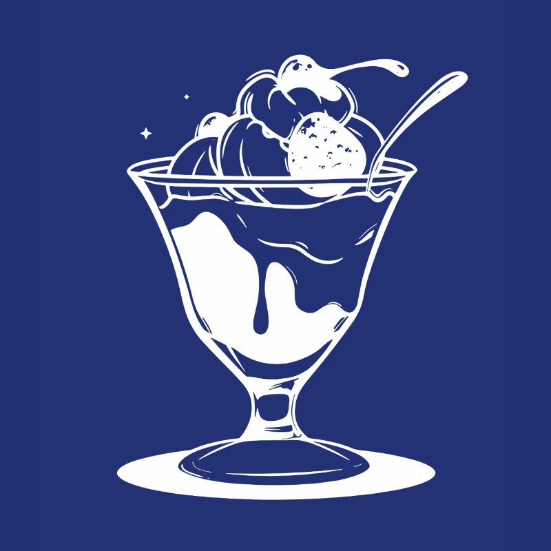 Eiscreme Eisbecher