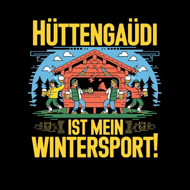 Hut fun est mon sport d’hiver après ski dicant