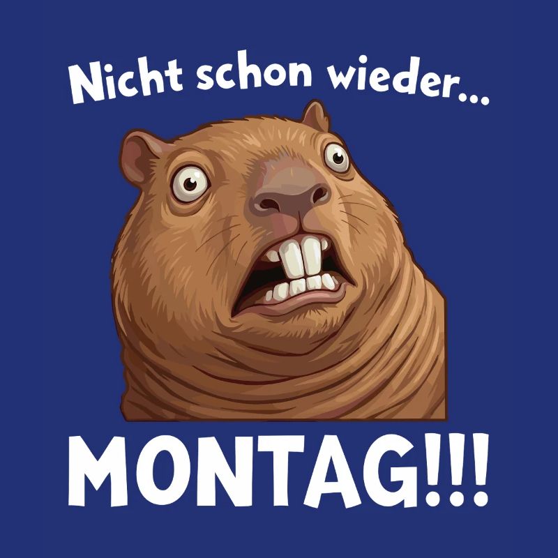 Capybara disant : Pas encore lundi !