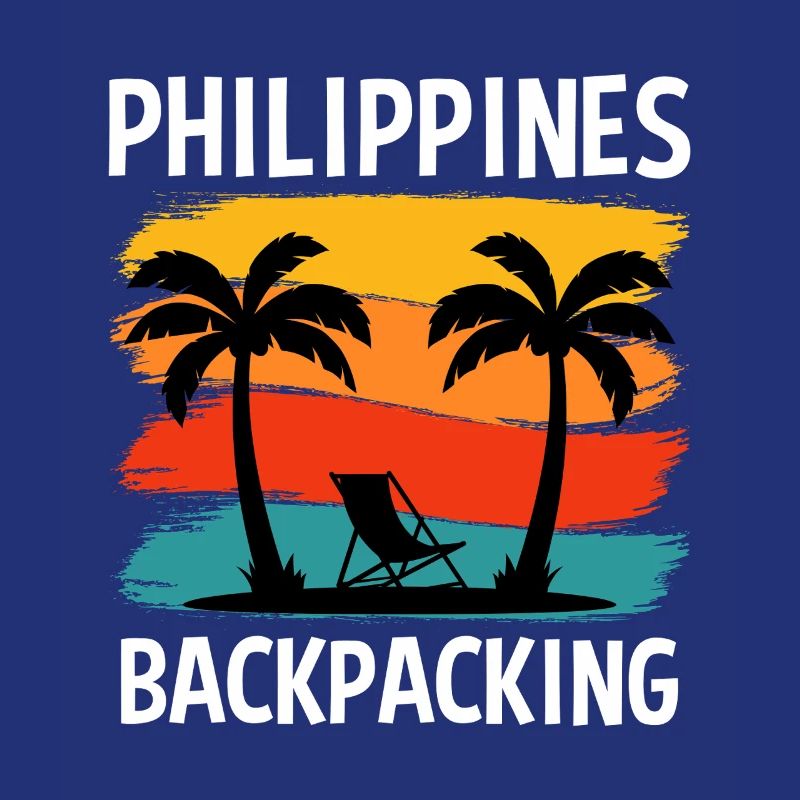 Philippines Backpacking Sunset Design