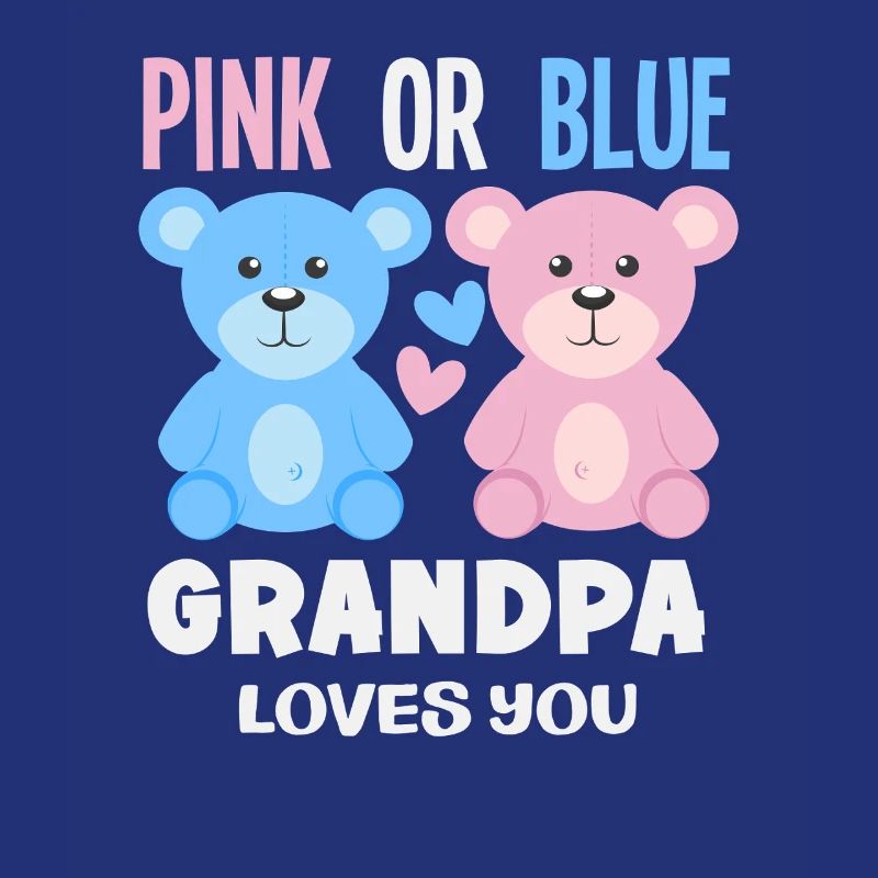 Pink Oder Blau Opa Liebt Dich