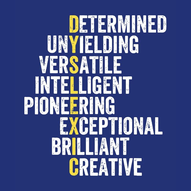 Yellow Accent Adjective Stack