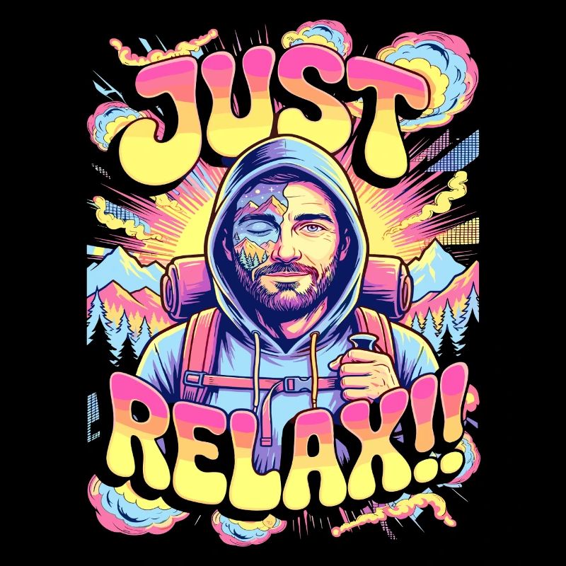 Wanderer Just Relax Berg Abenteuer