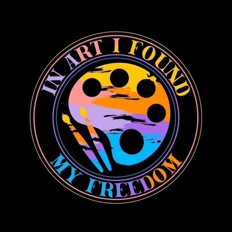 Artist Painter Graphic In Art I Found Freedom Gift