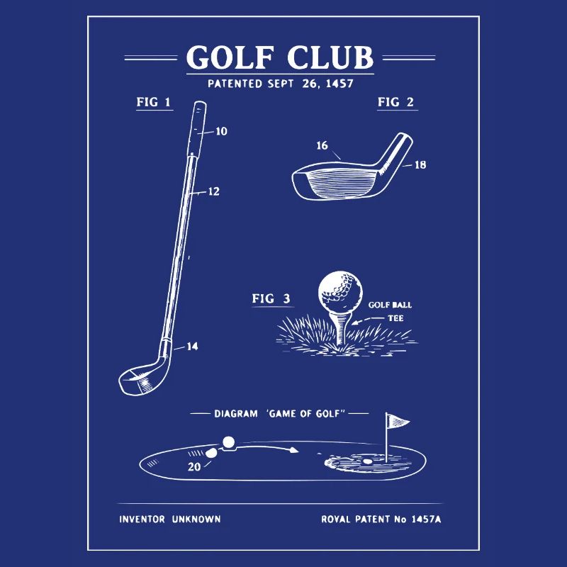 Plan de plan du club de golf