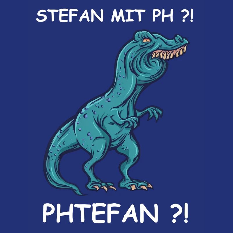 Blauer Dino mit Kick | Stefan
