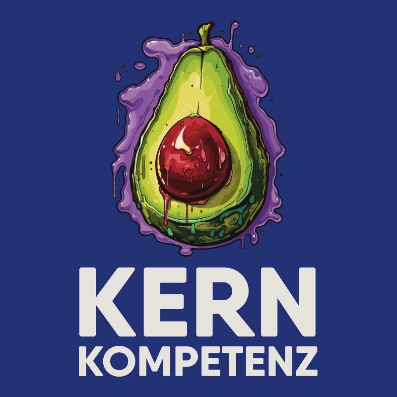 Avocado Kernkompetenz Humor