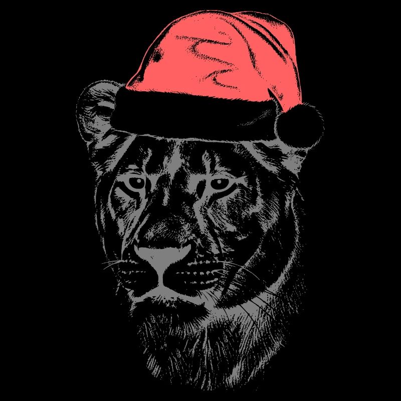 Chapeau de Noël Lionne