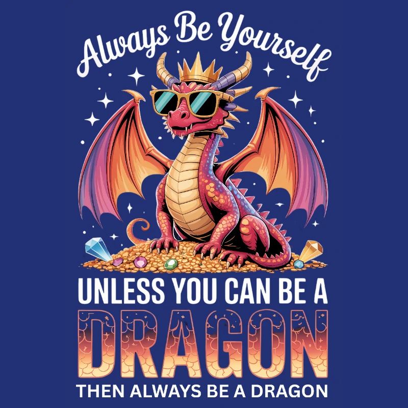 Sei immer du selbst, es sei denn, du kannst ein Drache sein