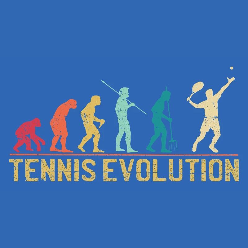Tennis Evolution Evolution Graphic Design