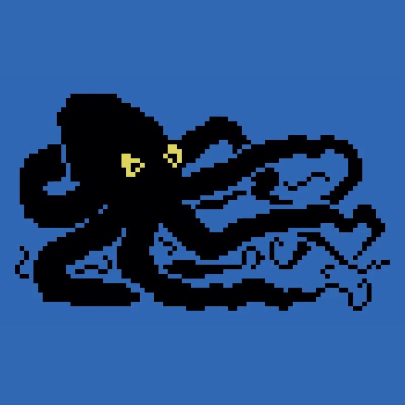 Pieuvre pixel 8 bits