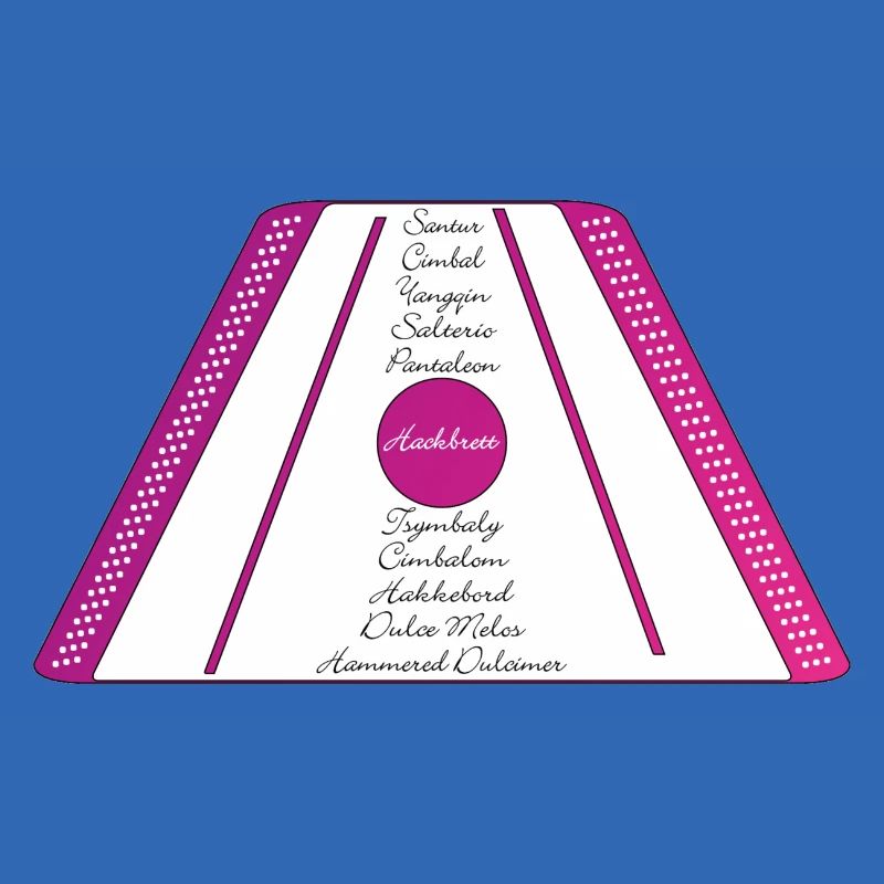 Hackbrett lila pink