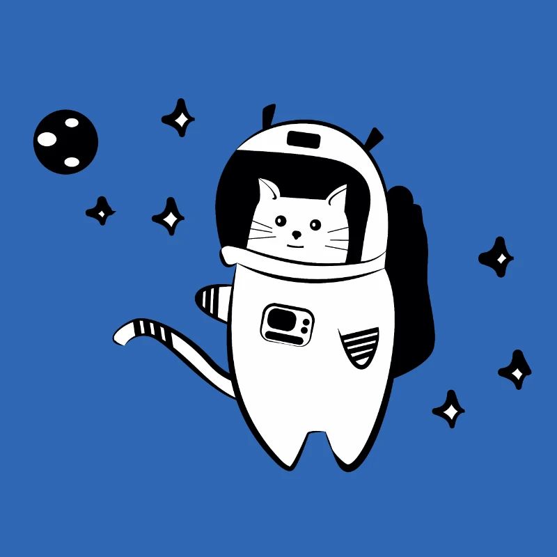 Cool cat in space