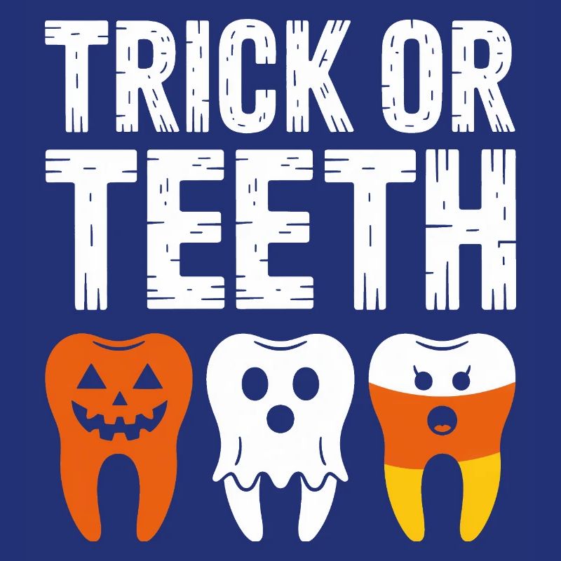 Trick oder Teeth Halloween-T-Shirt