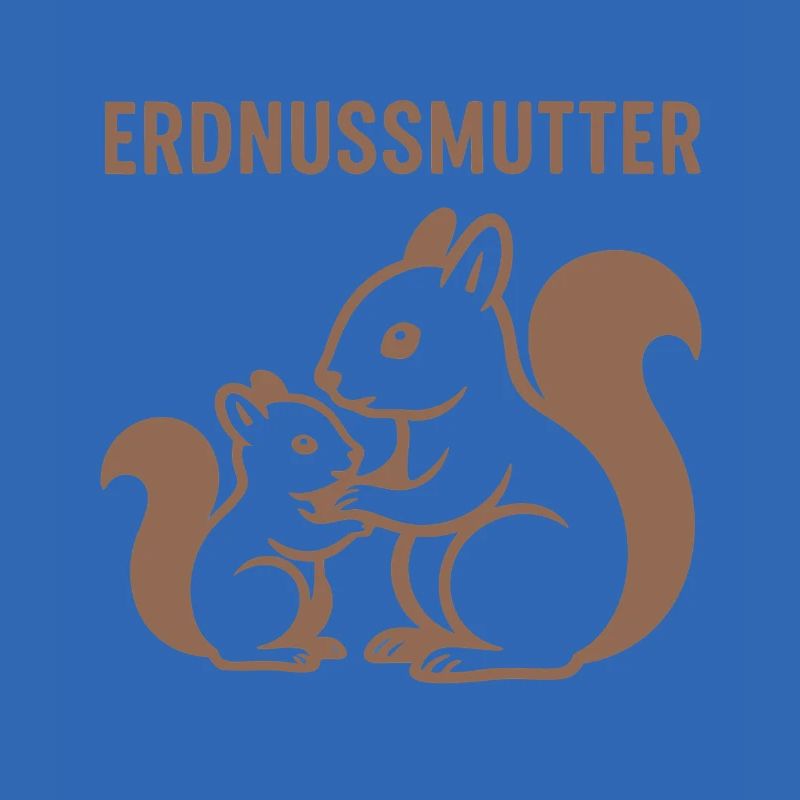 Erdnussmutter mit Eichhörnchenmotiv