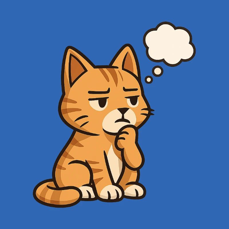 Chat-Réfléchi