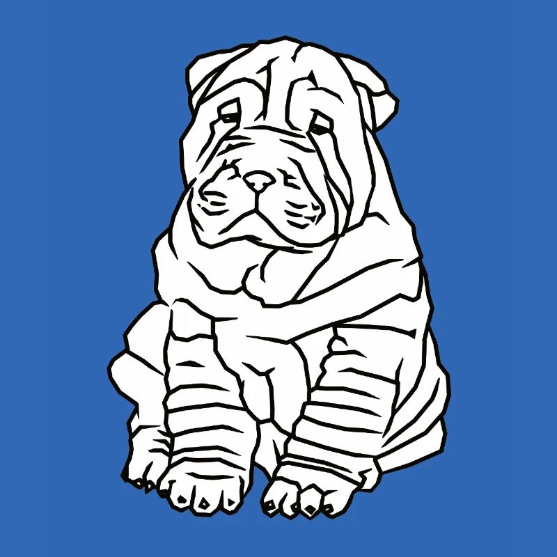 Chien carlin mignon