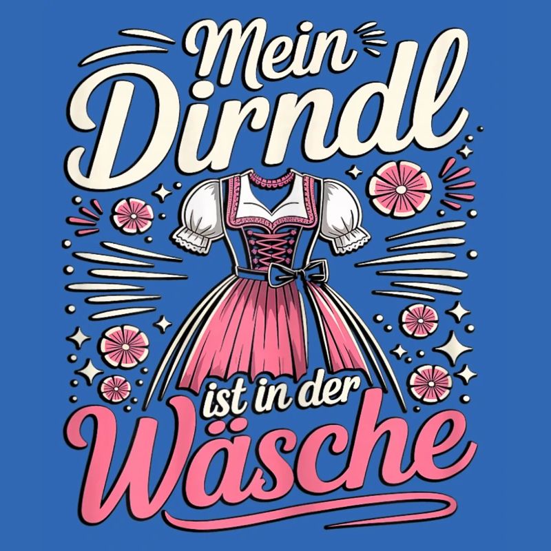 Mon dirndl est dans la buanderie