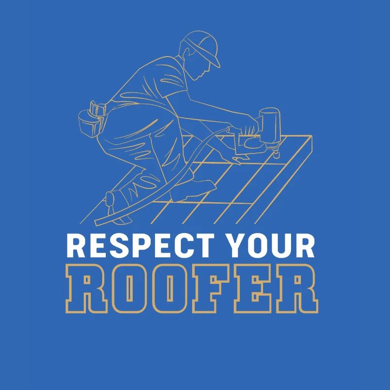 Dachdecker Handwerker Beruf Spruch