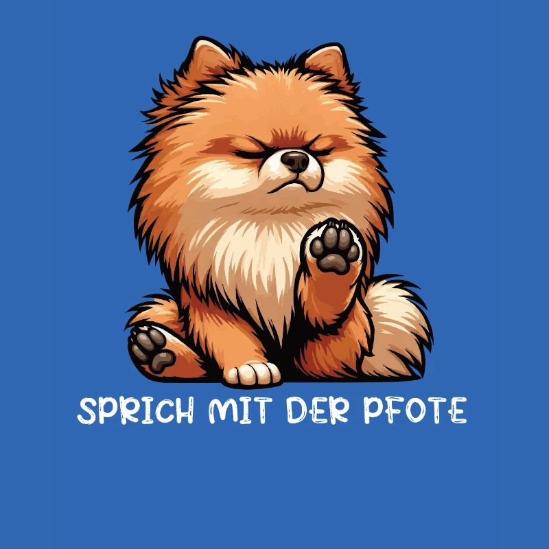 Sprich mit der Pfote Zwergspitz Zwergspitze Spitz
