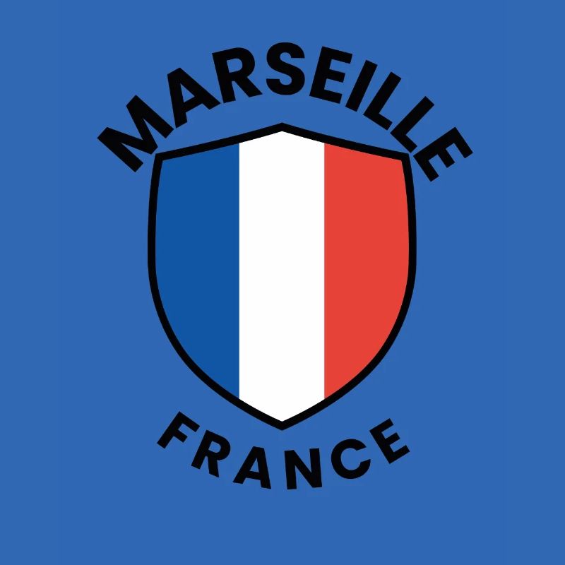 Bouclier du drapeau de Marseille