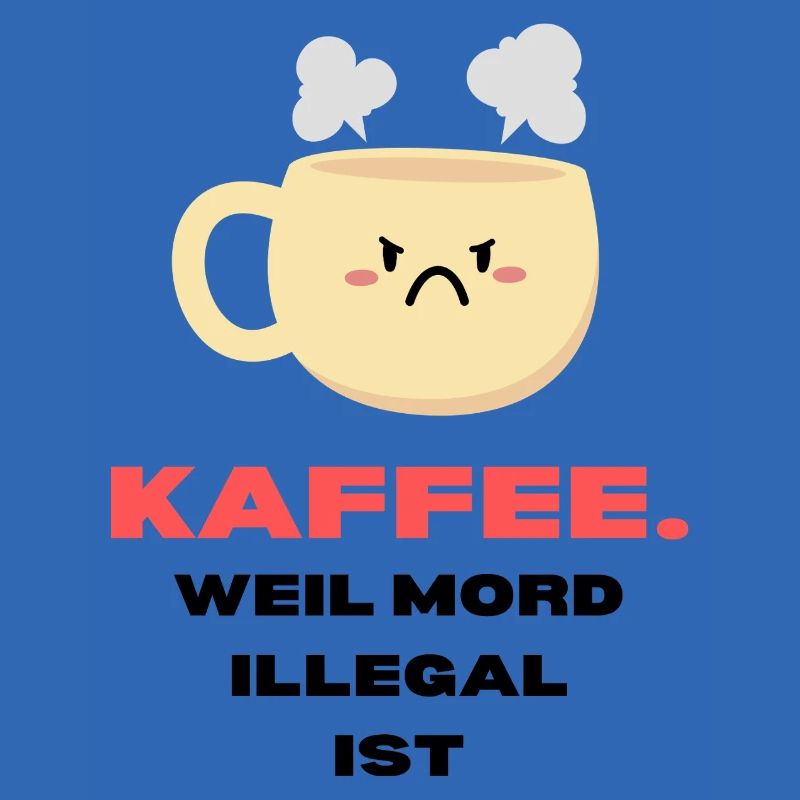 "Coffee because murder is illegal" Coffee lovers