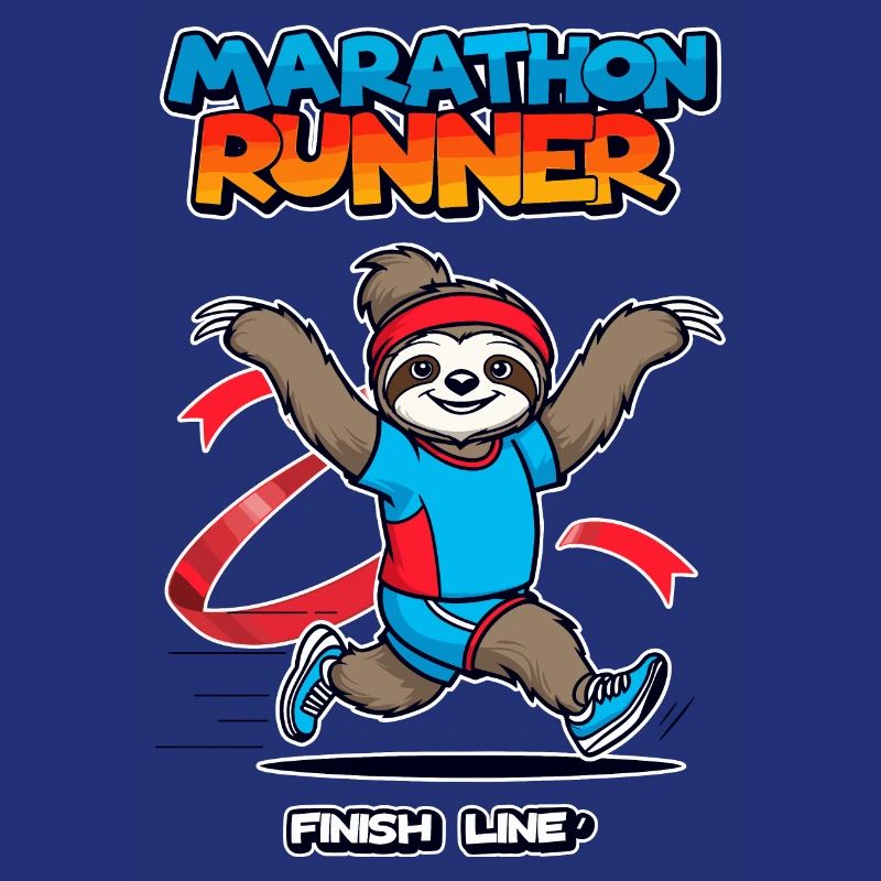 Sloth Marathon Runner