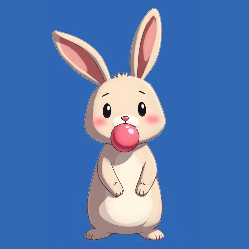 Rabbit with Chewing Gum