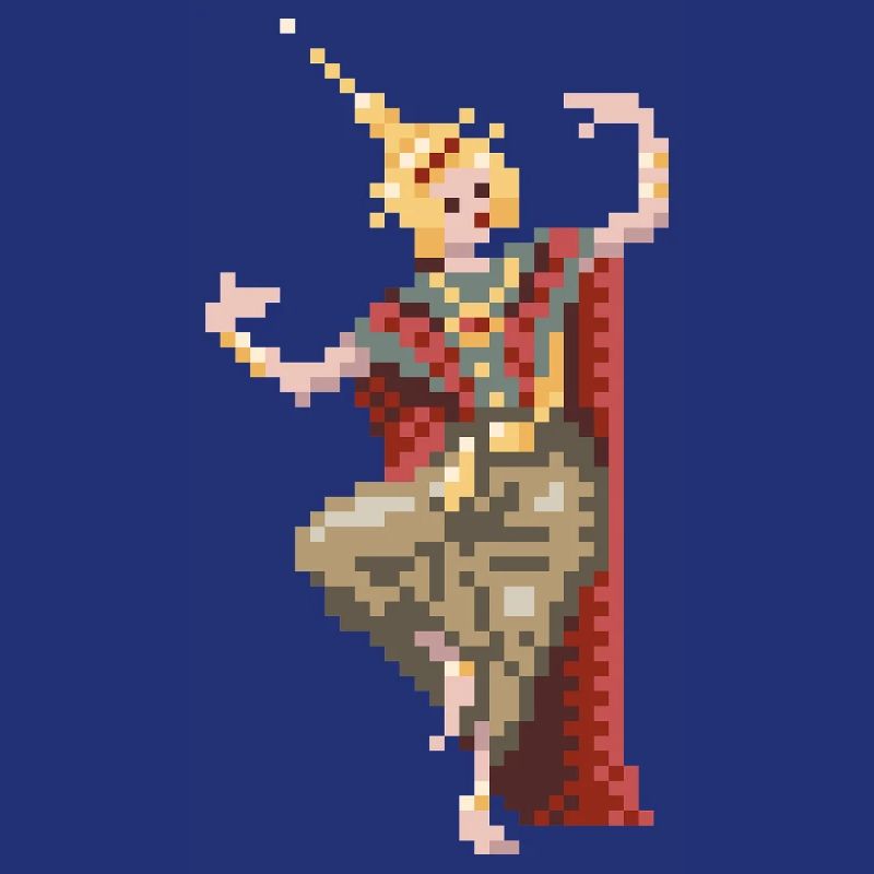 8bit thai dancer