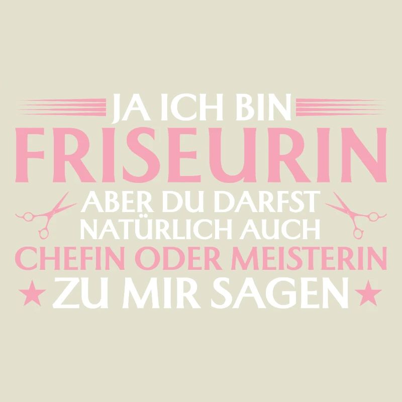 Friseurin Chefin oder Meisterin