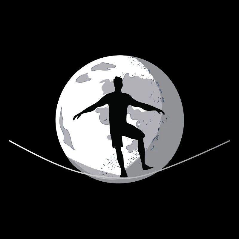 Das Zen des Gleichgewichts: Slacklining vom Mond