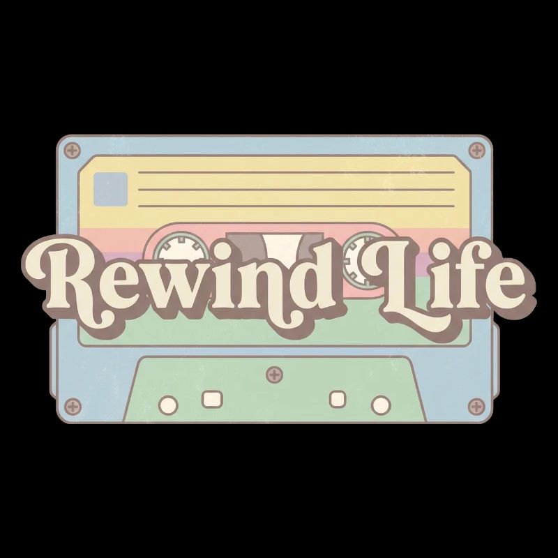 Cassette rétro Rewind Life