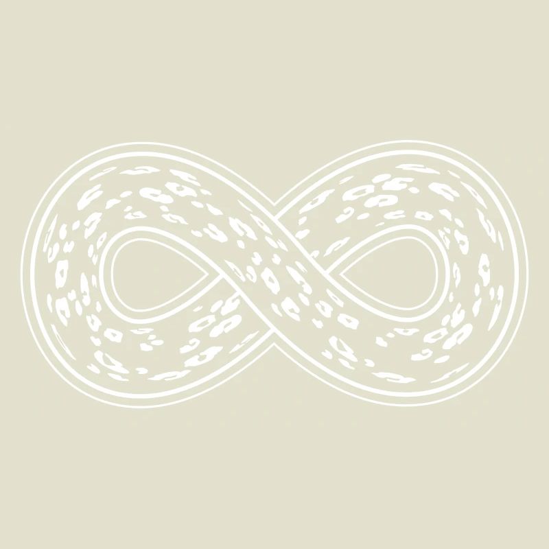 Leopard Infinity mit doppeltem Rand