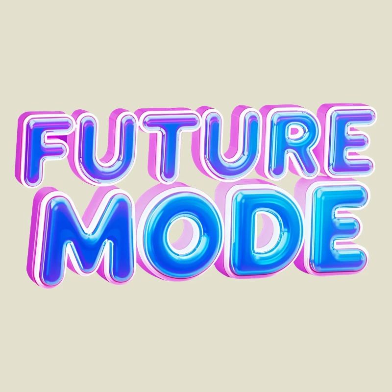 Néon de mode future