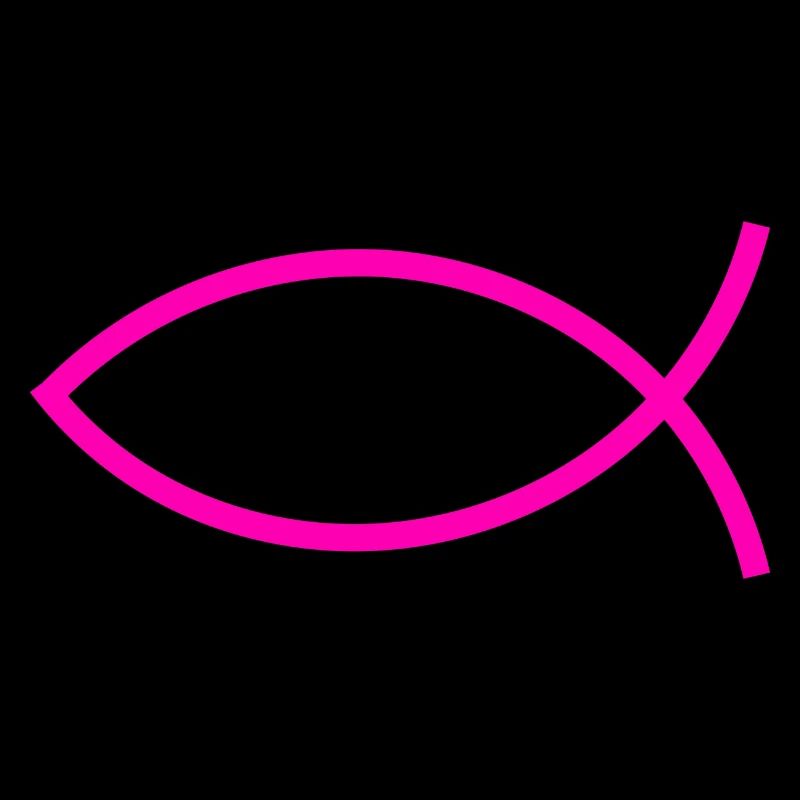 Jésus poisson rose ichthys poisson poisson poisson