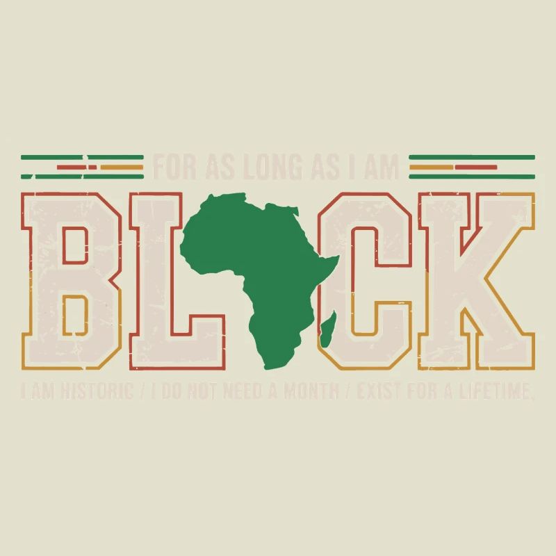 Fierté Afro Black History Month Vintage