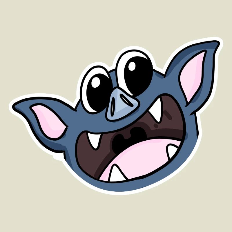 Fledermaus Kopf