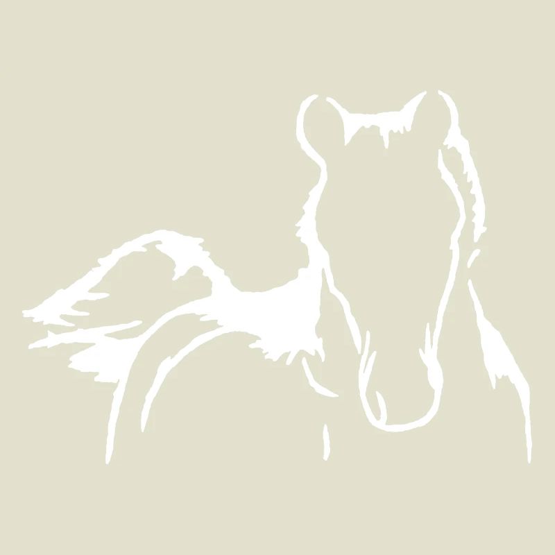 Silhouette de cheval