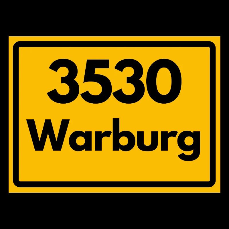 ALTE POSTLEITZAHL PLZ RETRO 3530 WARBURG HANSEMAUE