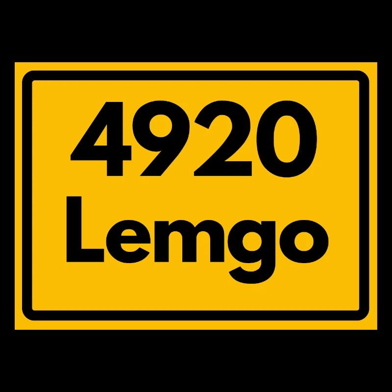 ALTE POSTLEITZAHL PLZ RETRO 4920 LEMGO NRW