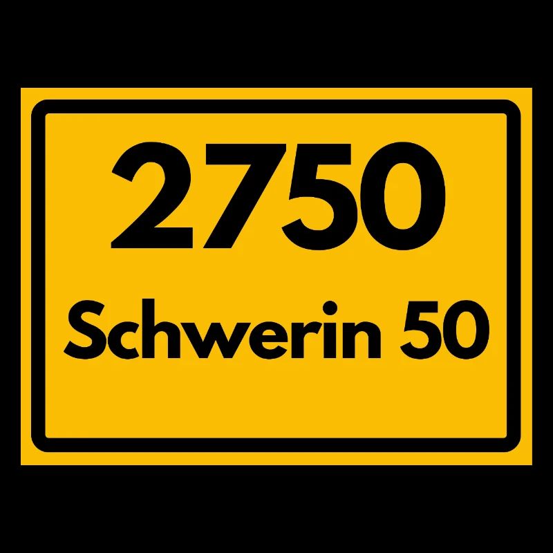 ALTE POSTLEITZAHL PLZ RETRO 2750 SCHWERIN 50 
