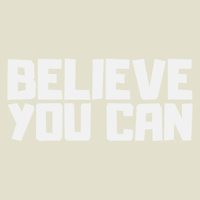 Je pense que c’est possible. Motivation Sport Succès Courage