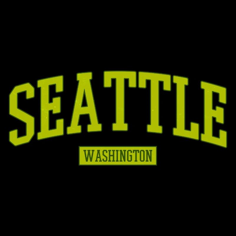 Lettrage Seattle Washington