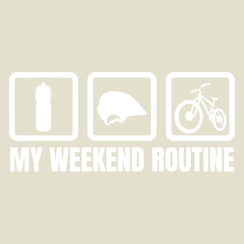 Routine du week-end de vélo de montagne