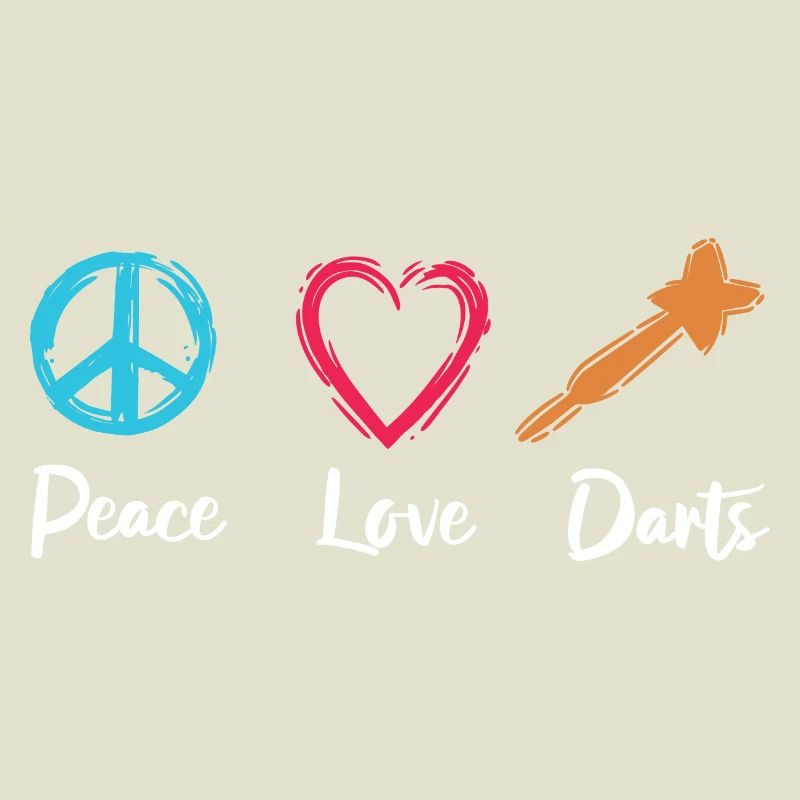 Peace Love Darts