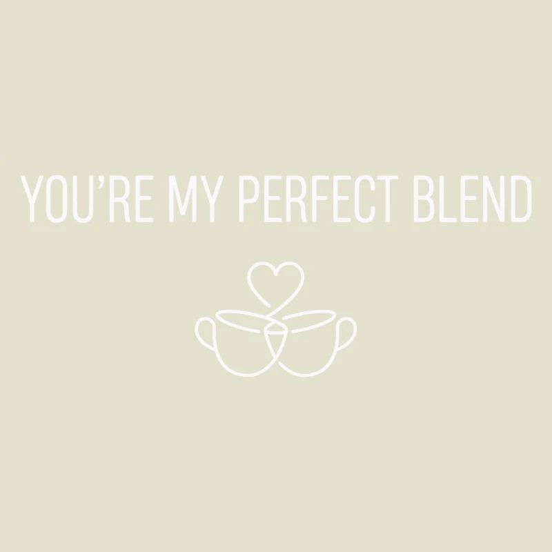 Perfect Blend Valentine - Coffee Lovers White