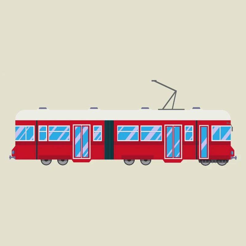 Tram, tramway, train, chemin de fer