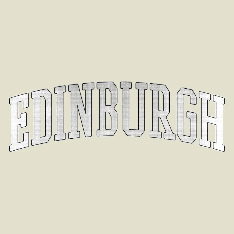Edinburgh Varsity Bogen Schrift