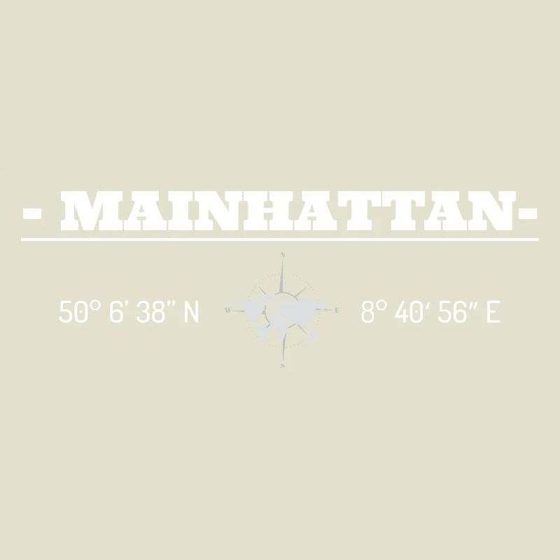 Coordinates Frankfurt am Main Mainhattan