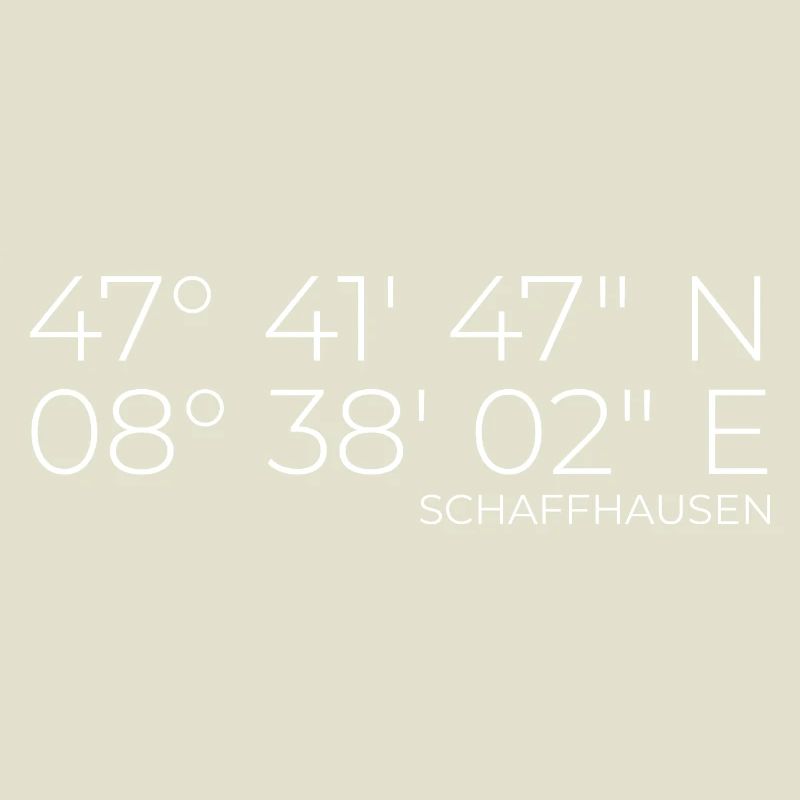 Coordinates Schaffhausen